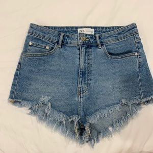 Zara denim shorts